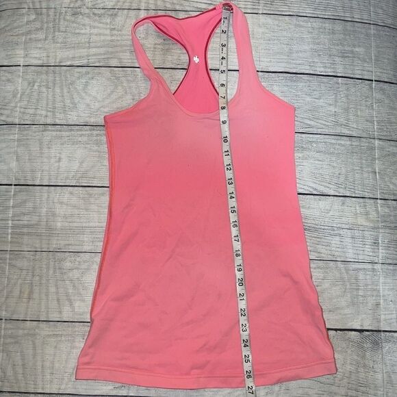 Lululemon Cool Racerback Reversible Coral Pink Tank Top FLAW - Picture 6 of 9